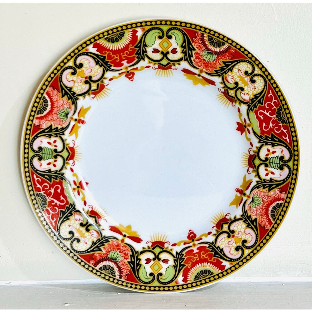 Set of 4 Vintage Mid Century Georges Briard Imperial Imari 7 1/2” Salad Plates